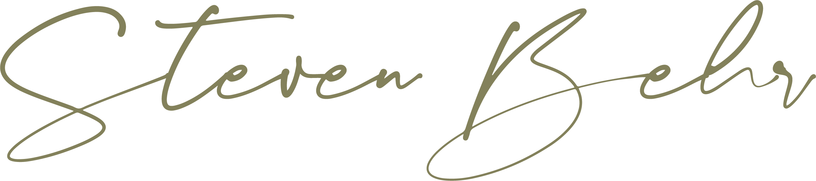 Unterschrift von Steven Behr